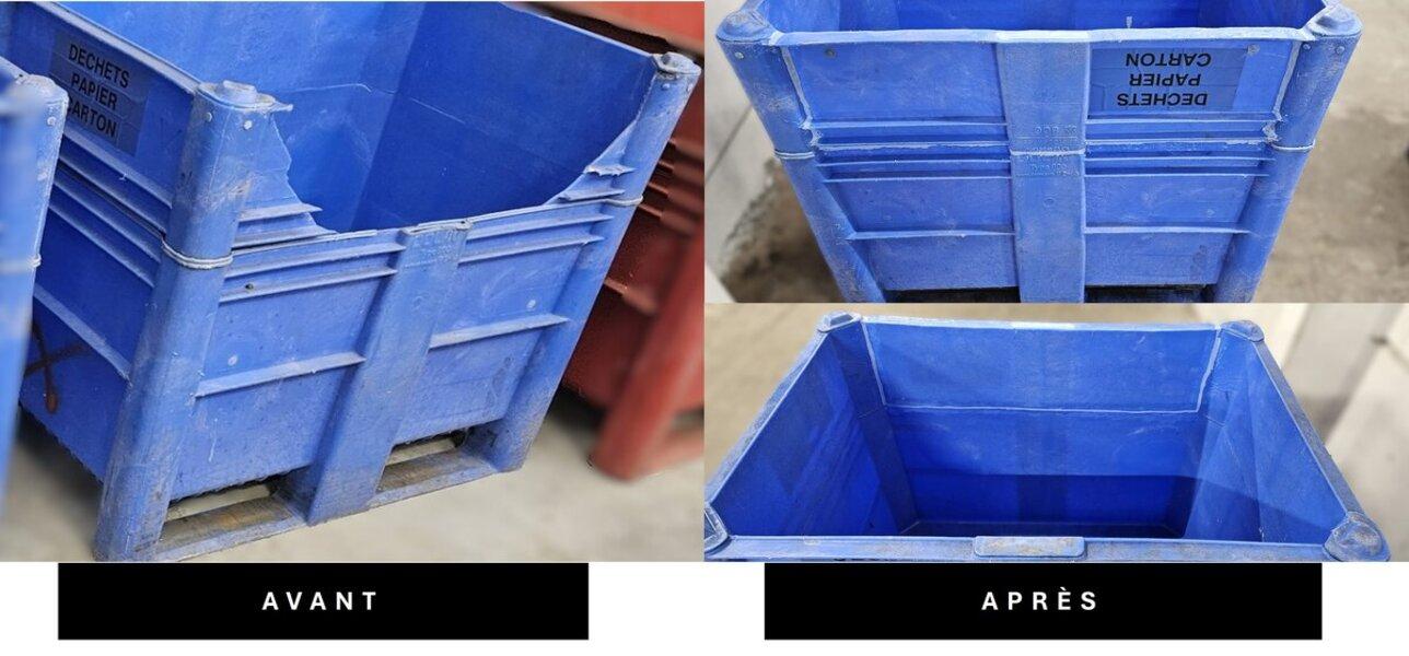 Image de PLASTIC R3 pour Réparation Caisse Palette Plastique